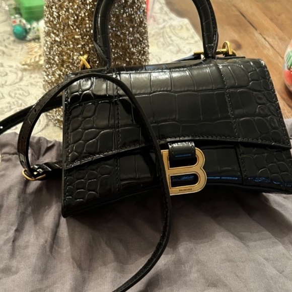 Balenciaga Black XS Hourglass Bag - LIKE NEW - Picture 8 of 8